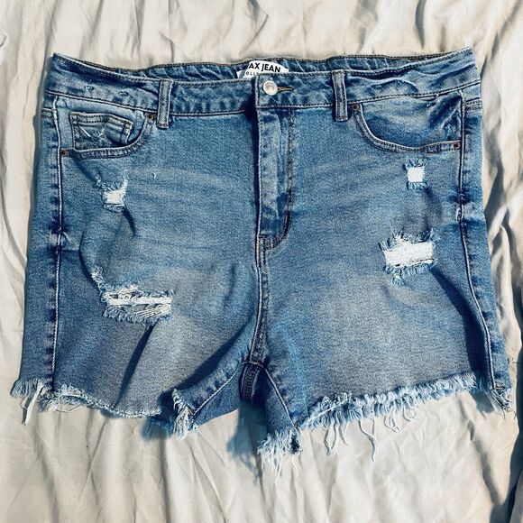 Wax Jeans Shorts Womens Size 3XL plus Size Denim Daisy dukes cut off - Picture 1 of 8